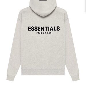 Essentials Fear of God Gray Hoodie